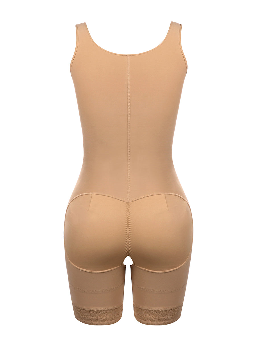 Loverbeauty Bodysuit Shaper With Hook-and-Eye Zipper Closure