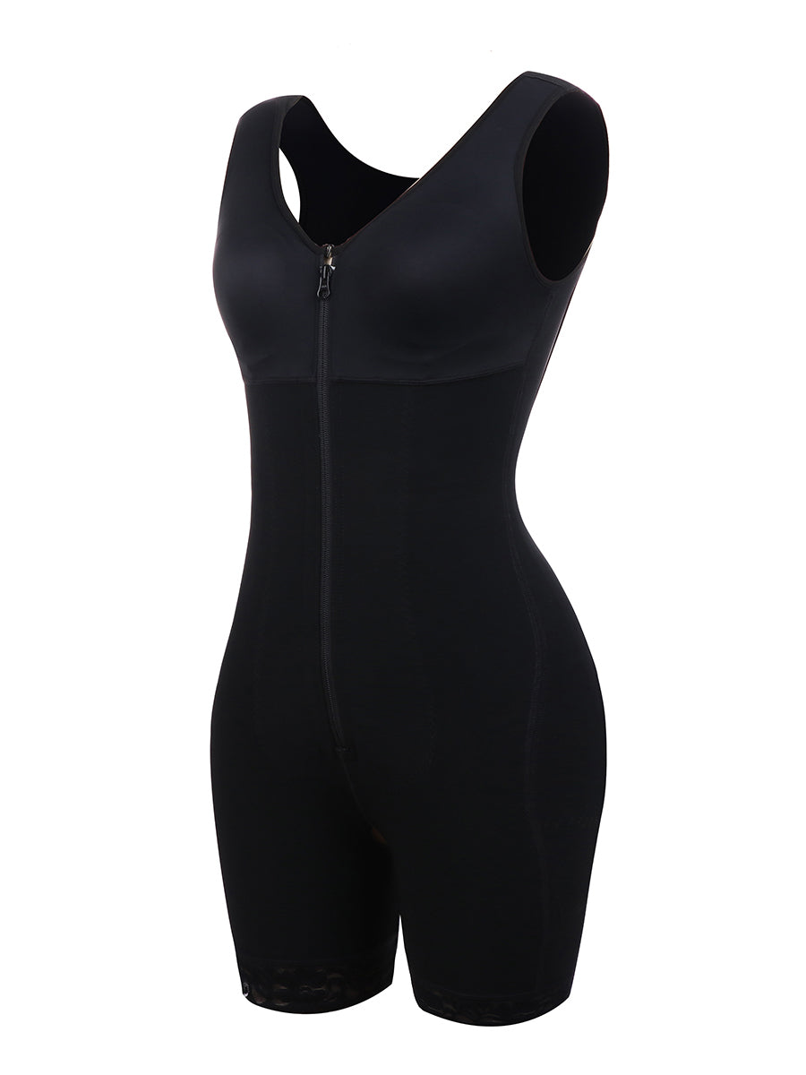 Loverbeauty Full Bodysuit Zippered Slimming Shaper