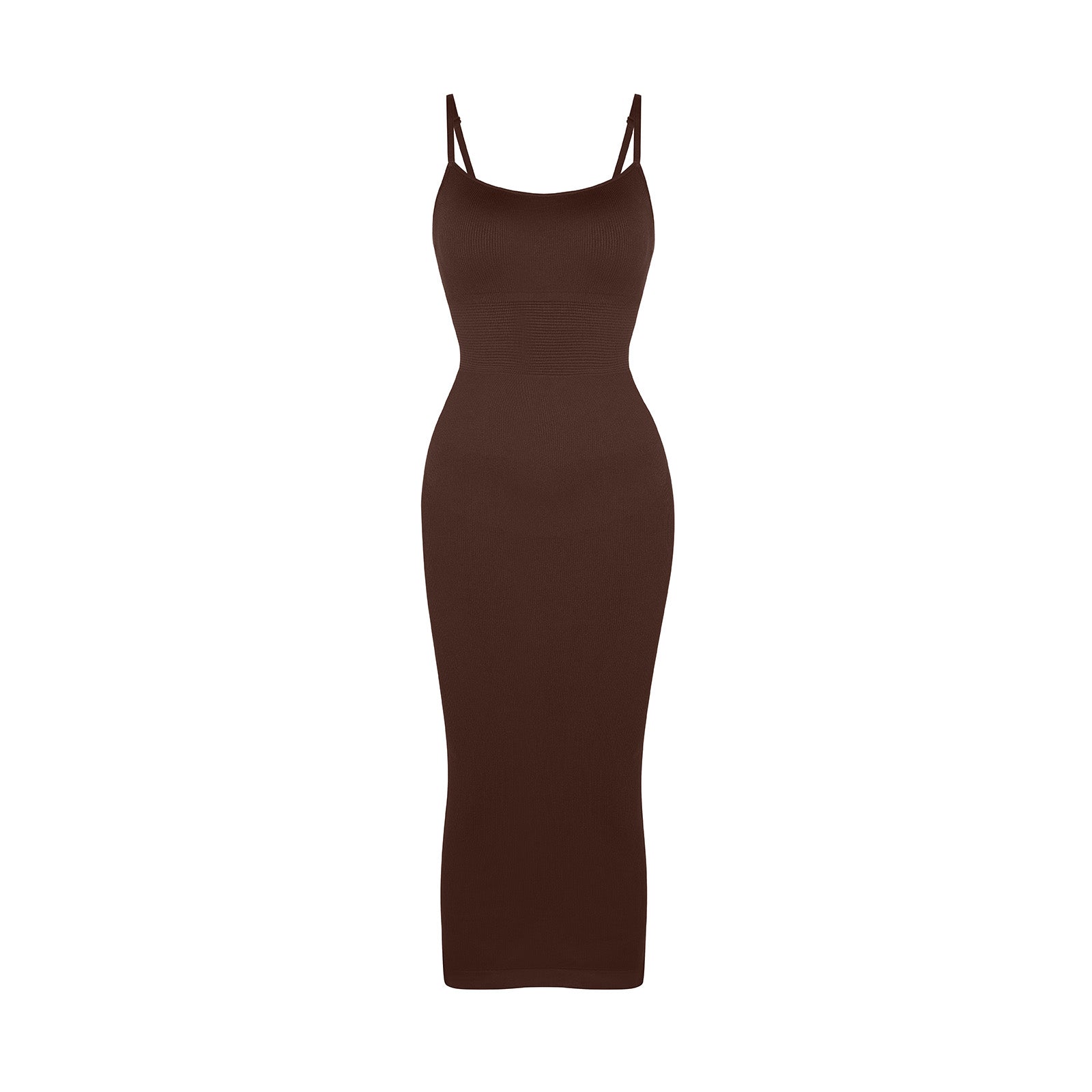 Lover-Beauty Bodycon Dress for Women Built in Bra Ribbed Midi Dress