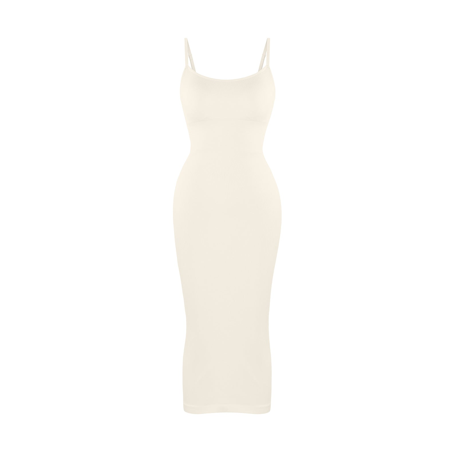 Lover-Beauty Bodycon Dress for Women Built in Bra Ribbed Midi Dress