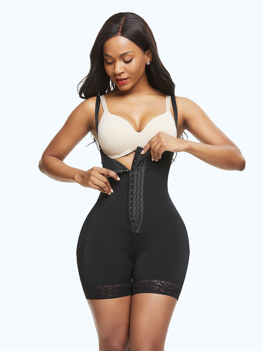 Loverbeauty Zippered Shapewear Tummy Control Shorts 