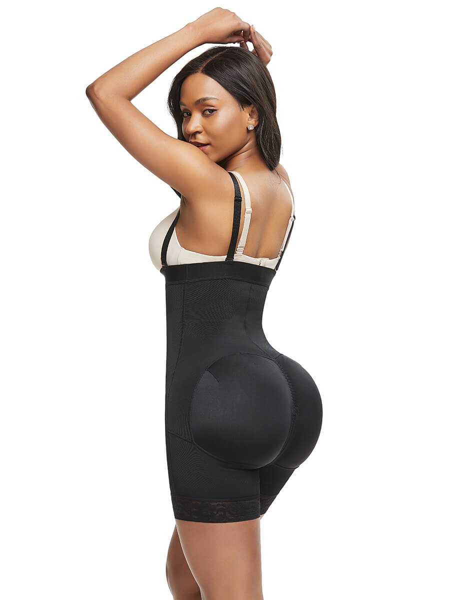 Loverbeauty Zippered Shapewear Tummy Control Shorts 