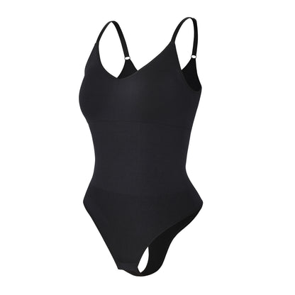 Lover-Beauty Bodysuit for Women Built in Bra Sleeveless Thong Shapewear