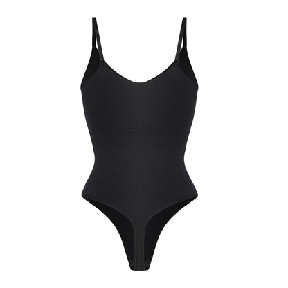 Lover-Beauty Bodysuit for Women Built in Bra Sleeveless Thong Shapewear