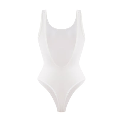 Loverbeauty Tummy Control Backless Sleeveless Tank Tops Faja Thongs Bodysuit