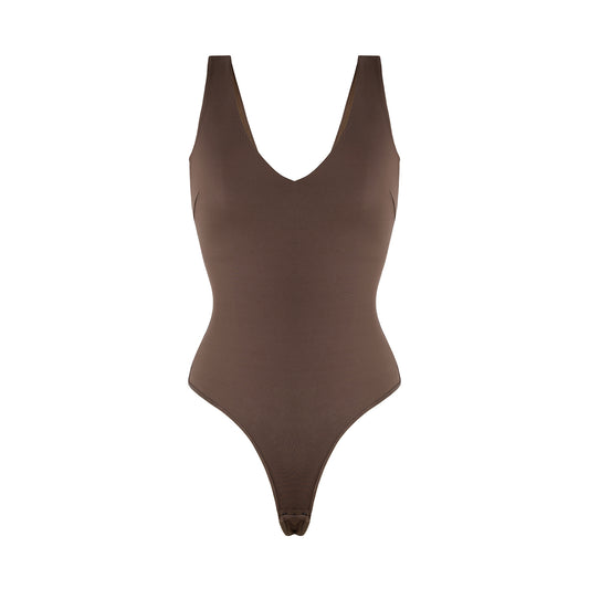 Loverbeauty Tummy Control Thong Shapewear Backless Sleeveless One Piece Bodysuit