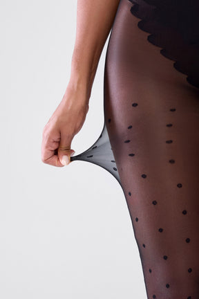 Distribution Sheer Polka Dot Tights