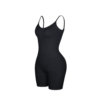 Loverbeauty Tummy Control Seamless Body Shaper Sculpting Bodysuit Shorts