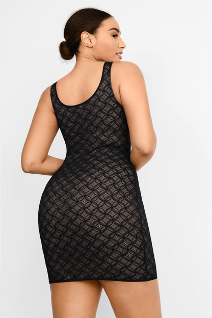 Lover-Beauty Lace Glamour Sleeveless Slip Elegant Bodycon Long Formal Party Evening Dress