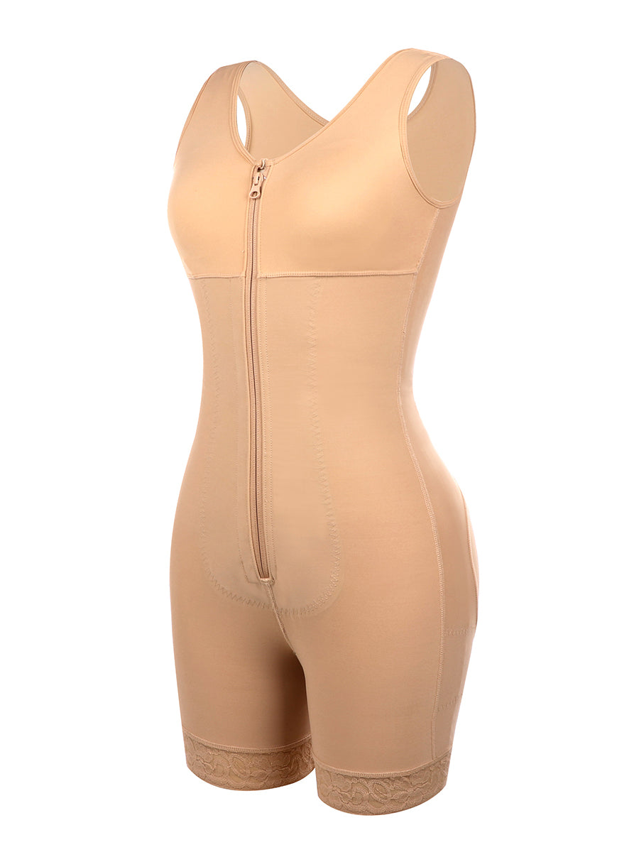 Loverbeauty Full Bodysuit Zippered Slimming Shaper