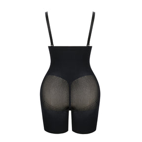Loverbeauty High Waisted Shapewear Removable Straps Tummy Control Body Shaper