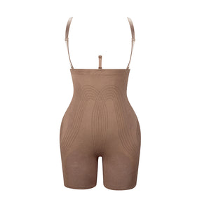 Loverbeauty High Waisted Shapewear Removable Straps Tummy Control Body Shaper