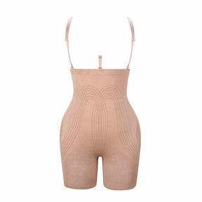 Loverbeauty High Waisted Shapewear Removable Straps Tummy Control Body Shaper