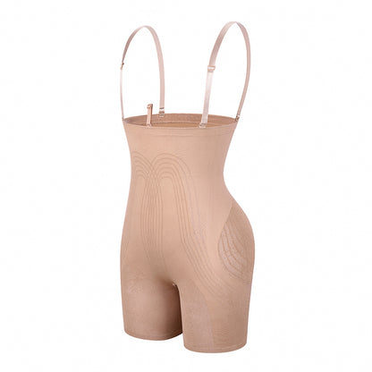 Loverbeauty High Waisted Shapewear Removable Straps Tummy Control Body Shaper