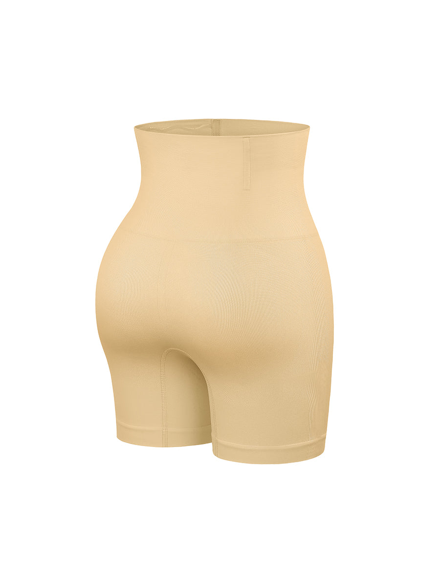 Loverbeauty Tummy Control Body Shaper Seamless Slip Mid-Waist Panties Thigh Slimmer