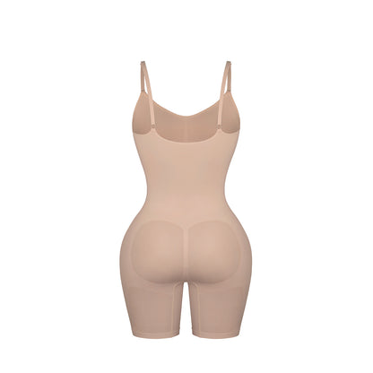 Loverbeauty Tummy Control Seamless Body Shaper Sculpting Bodysuit Shorts