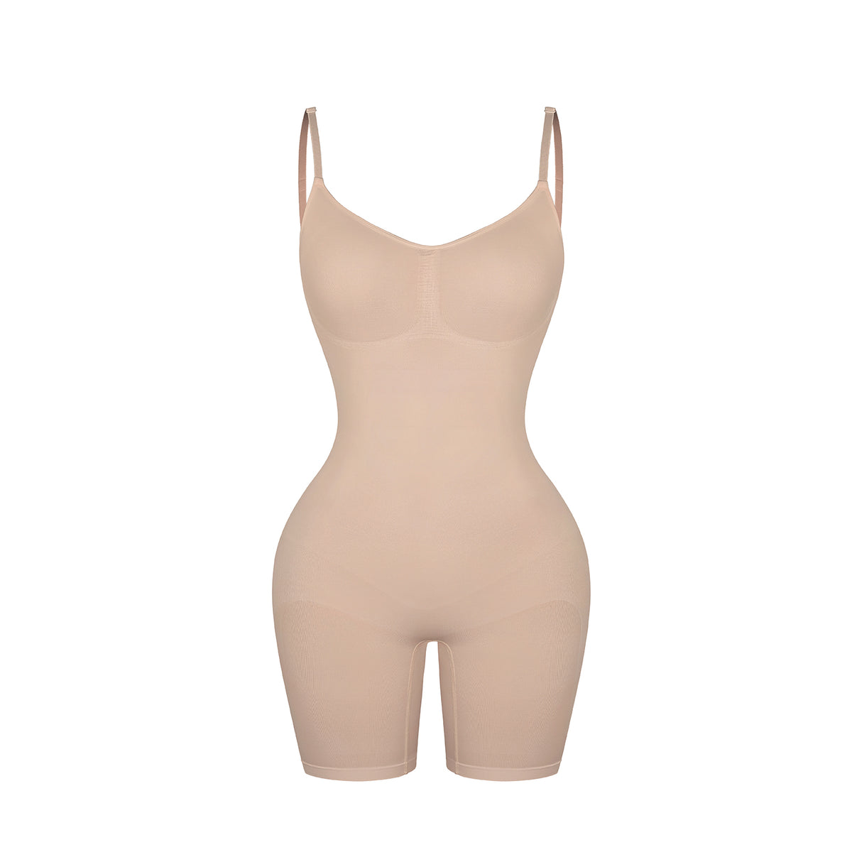 Loverbeauty Tummy Control Seamless Body Shaper Sculpting Bodysuit Shorts