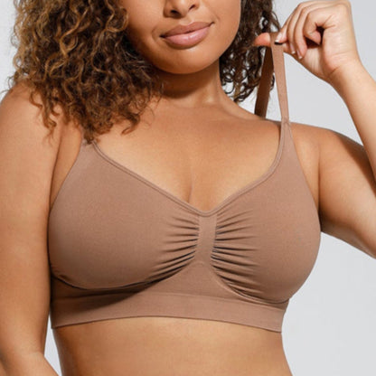 Lover-Beauty WIRELESS Bra Women's Wireless Bra Stretch Comfort Bralettes No Underwire Unlined Seamless Sports Bra