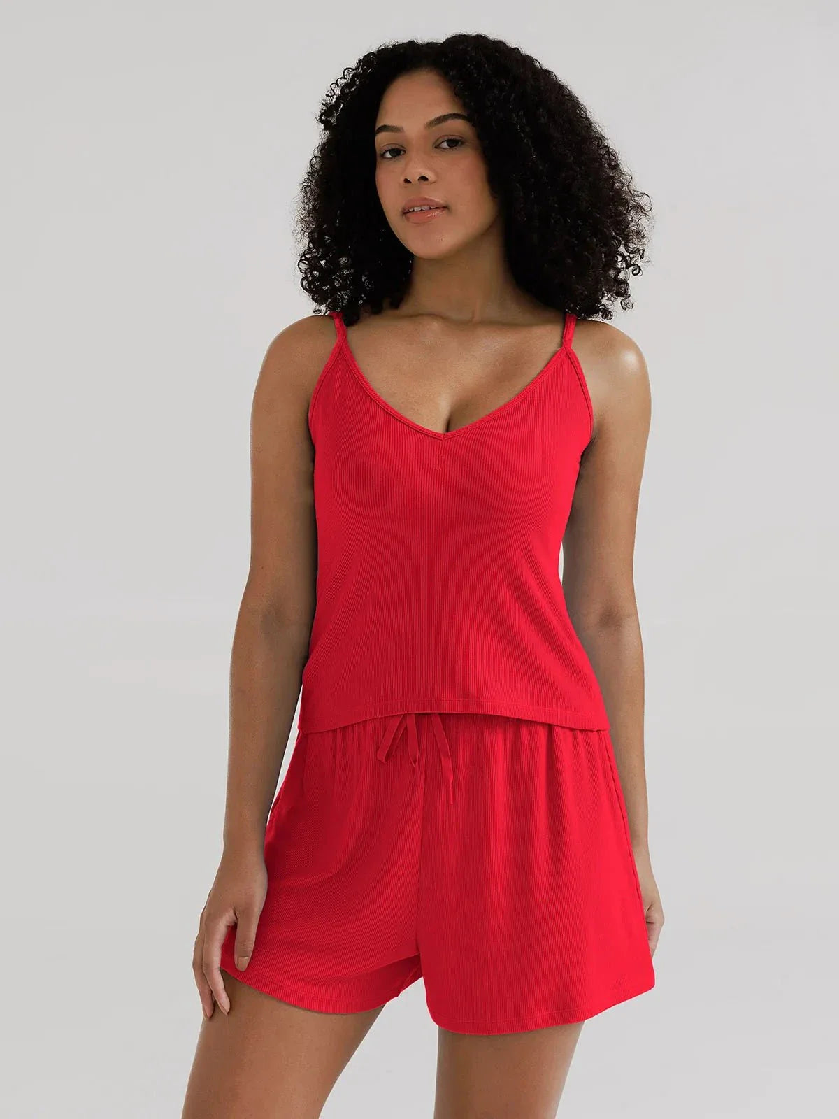 Popilush® Red / XS Modal Cami & Short Pajama Set