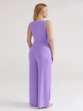 Popilush® Modal Tank Top & Drawstring Pant Pajama Set