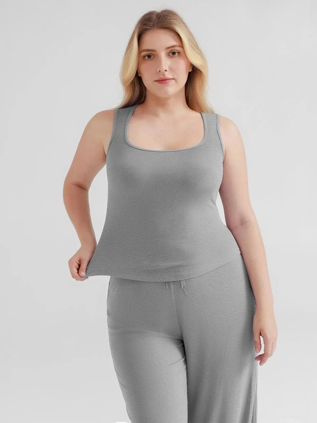 Popilush® Modal Tank Top & Drawstring Pant Pajama Set