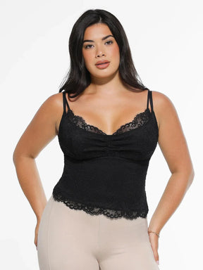 Popilush? Black / XS Shapewear Lace Contouring Camisole