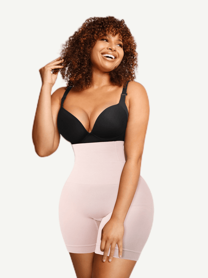 Wholesale Seamelss High-Waisted Mid-Thigh Short Tummy